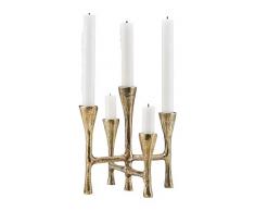 House Doctor Kerzenständer Tristy, Messing-Finish, 20 x 19 cm
