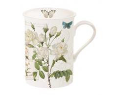 Easy Life Becher, Porzellan, Mehrfarbig, 10 x 8 x 11 cm