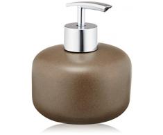 WENKO 21290100 Seifenspender Havana, Kunststoff - Polyresin, 10 x 11.5 x 10 cm, Braun