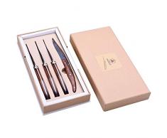 LAGUIOLE - 4er-Setstonewash Steakmesser - -