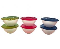 Lega EGA554 Iceberg Salatschüssel mit Deckel, mehrfarbig