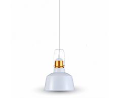 V-TAC Kronleuchter Vintage hellweiß, Aluminium, 60 W, Bianco