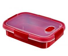 CURVER 232585 Smart Mikrowelle rechteckig Kunststoff rot 21 x 16 x 6 cm 0,7l