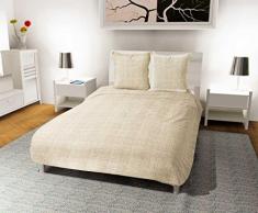 Soleil docre Galaxy Bettwäsche, Baumwolle, Ecru, cm, Baumwolle, Elfenbein, 260 x 240 cm