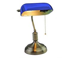 Vintage Tischleuchte mit Lampenfassung für E27 V-TAC VT-7151 blau
