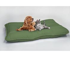 Elegant Hundekissen Maxy, Dunkel grün, 60x100cm