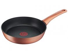 Tefal G11704 Chefs Delight Bratpfanne, antihaftversiegelt, inklusive Thermo-Spot, 24 cm, kupferoptik