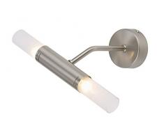 Briloner Leuchten Badezimmerlampe, Spiegelleuchte, LED Badlampe, Badleuchte, Badezimmerleuchte, Badlampe Decke, Badezimmerlampe Decke, Badleuchten Wand, Badlampe Spiegel, Badlampe Wand, dimmbar