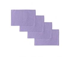 Tischläufer und Platzdeckchen, weich Placemats 12 x 18 Fliederfarben