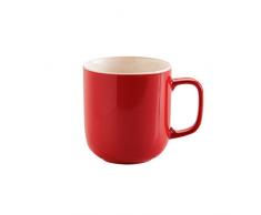 Price & Kensington - Henkelbecher, Tasse, Mug - 400 ml - Steingut - Farbe: Rot