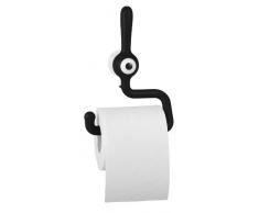 koziol Toilettenpapierhalter Toq, Kunststoff, solid schwarz, 5 x 14,4 x 19,2 cm