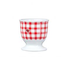 Feinkost Käfer Geschirr, Porzellan, Weiß/rot, 5.5 x 5.5 x 5.5 cm, 6-Einheiten