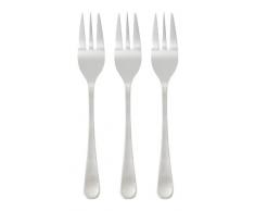 Metaltex 259906 Kuchengabel 3-er Set aus Edelstahl