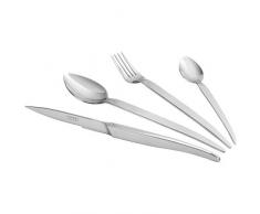 Jean Dubost Créations 40146 Nail Up 16-teiliges Besteckset Edelstahl Edelstahl 23 x 4 x 1 cm