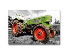 Calvendo Premium Textil-Leinwand 90 cm x 60 cm quer, Fendt Favorit 3 | Wandbild, Bild auf Keilrahmen, Fertigbild auf echter Leinwand, Leinwanddruck Kunst Kunst