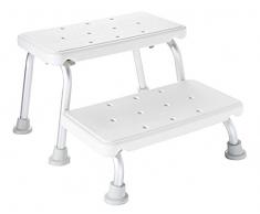 RIDDER Assistent A0102001 Zweistufenschemel, Schemel, Badschemel, Tritt, weiß