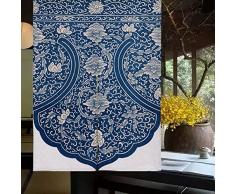 Zegoo Crazy Cart Noren Türdurchgangs Vorhang Stickset mit Chinesischen Stil Chinesisch 33.5x47.2(85x120cm) Cml12