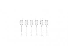 Gerlach Kaffeelöffel Glänzend Valor, Edelstahl, Silber, 20 x 15 x 2.5 cm, 6-Einheiten