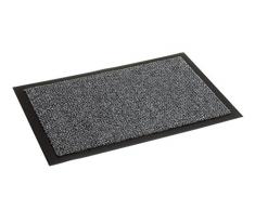 Fußmatte Nela für den Innenbereich - Türvorleger - Sauberlaufmatte - Fußabstreifer - Schmutzabstreifer - Fußabtreter, 80 x 120 cm, anthrazit