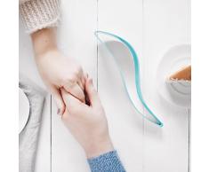 Magisso 70134 2-in-1 Tortenheber- und Servierer, in Kunststoff, tasty mint, blau