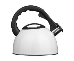 Premier Housewares Ecocook Bratpfanne, schwarzes Aluminium, weiße Keramikbeschichtung