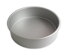 PME RND163 Runde Backform aus eloxiertem Aluminium, 406 x 76 mm, Silver, 40.6 cm