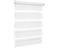 ROLLMAXXX Duo-rollo Doppelrollo Klemmfix ohne Bohren (65 x 150 cm, WeiÃ)