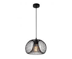 Lucide VINTI - Pendelleuchten - Ø 30 cm - E27 - Schwarz