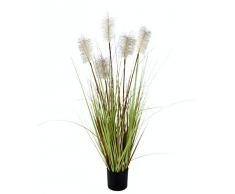 Flair Flower Pampasgras im Topf, Plastik, natur, 90 x 28 x 28 cm