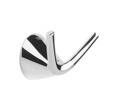 Tiger Handtuchhalter Bademantelhalter, Metall, Chrom, 4 x 7 x 5.4 cm