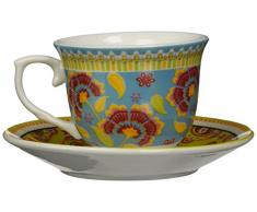 Colorful Table Villa D´Este Set Set Espressotassen mit Untertassen 6 TLG. Oriental