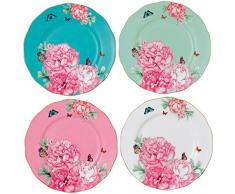 Miranda Kerr by Royal Albert Dekorative Teller, Motiv „Freundschaft“, 20 cm, 4 Stück