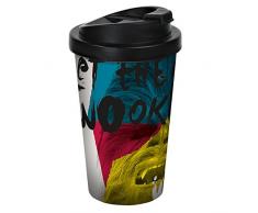 Star Wars Off Beat, Chewbacca Coffee to go Becher, Kunststoff, Mehrfarbig, 9 x 9 x 17 cm