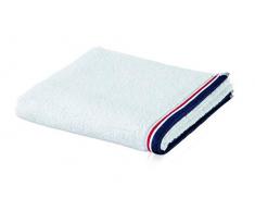 möve Athleisure Handtuch Doubleface 50 x 100 cm aus 85% Baumwolle / 15% Polyester, snow/grey