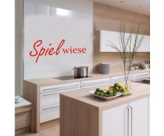 INDIGOS 4052166151573 Wandtattoo w701 spiel weise Wandaufkleber 120 x 48 cm, rot