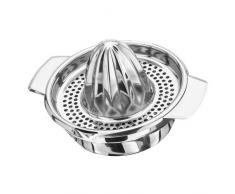 Judge Orangen-and Zitronenpresse aus Edelstahl, Silber, 13.5 x 15.6 x 8.1 cm