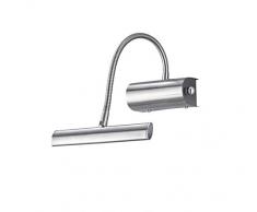 Trio Leuchten LED Wandleuchte Curtis 279770107, Metall Nickel matt, 1x 4 Watt, Flexarm, Dimmer