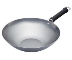 Kitchen Craft Pure Oriental Wok aus Carbonstahl, 30 cm