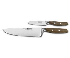 Wüsthof Messersatz, Epicure 9682, inkl. 1 Kochmesser mit 20 cm Klinge und 1 Gemüsemesser (9 cm), rostfreier Edelstahl, sehr scharfe Messer