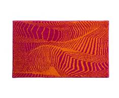 Grund KARIM RASHID Exklusiver Designer Badteppich 100% Polyacryl, ultra soft, rutschfest, ÖKO-TEX-zertifiziert, 5 Jahre Garantie, KARIM 13, Badematte 60x100 cm, orange
