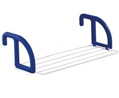 Leifheit Hängetrockner Classic 25, Wandtrockner mit 2,5 m Wäscheleine, flexibel einsetzbarer Heizkörpertrockner, Handtuchhalter für das Bad, für Innen und Außenbereich, Balkonwäschetrockner