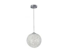 Trio Leuchten LED Pendelleuchte Thunder 325114005, Metall chrom, 1x 10.5 Watt