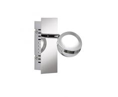 WOFI Wandleuchte, 1-flammig Fulton 1 x LED / 6 W, 17 x 16 x 7 x Durchmesser 7, 5 cm, 3000 k, 500 lm,
