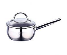 Bergner Gourmet - Kochtöpfe Edelstahl 16x7.5 cm 1.3l induktionsgeeignet
