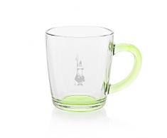 Bialetti Tasse aus mundgeblasenem Glas, Grün