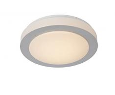 Lucide DIMY - Deckenleuchte Badezimmer - Ø 28,6 cm - LED Dim. - 1x12W 3000K - IP21 - Chrom Matt