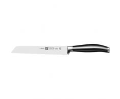 Zwilling 30346-201 Twin Cuisine Brotmesser, Rostfreier Spezialstahl, Zwilling Sonderschmelze, querliegender Vollerl, Kunststoff-Schalen, 200 mm, schwarz