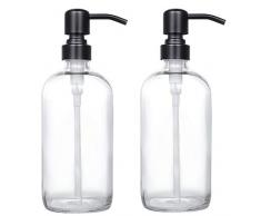 CHBKT Seifenspender, 2 Stück Matte Black