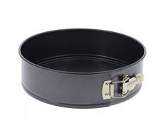 De Buyer 4844.28 Springform, rund, mit Antihaft-Beschichtung, abnehmbarer Boden, 28 cm, Stahl