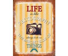 Pro-Art TT080B22 Wandbild Decopanel Life Is Like Photography, bunt